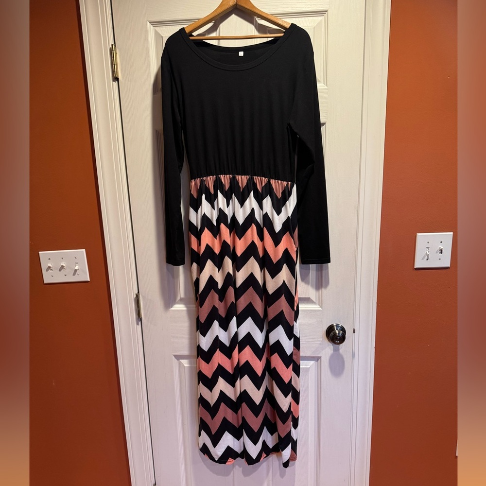 Knit Maxi dress. Sz L